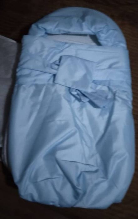 Конверт для новорожденного,новый,светло-голубой