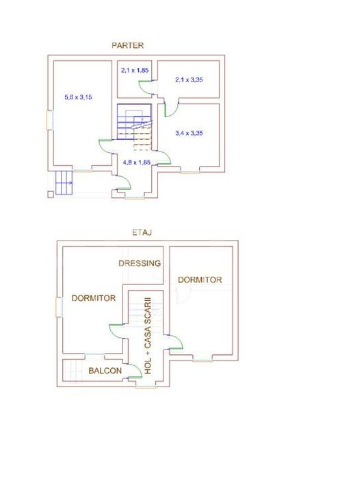 Casa individuala P+1, 96 mp utili, Buciumeni - Dealu Mare