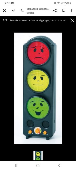 Semafor cu sunete-sistem de control al galagiei NOU