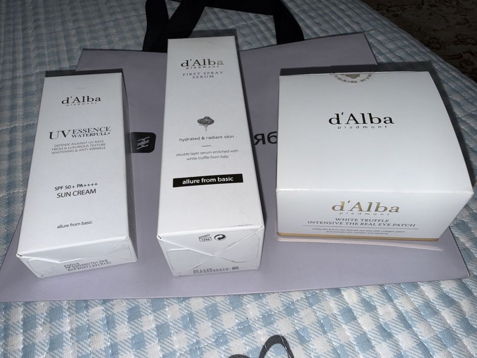 Набор d'Alba , SPF 50，новый, запечатанный