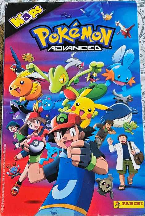 Colecție Pokémon Waps Panini 2003 – 130/160 + Album original – RAR!
