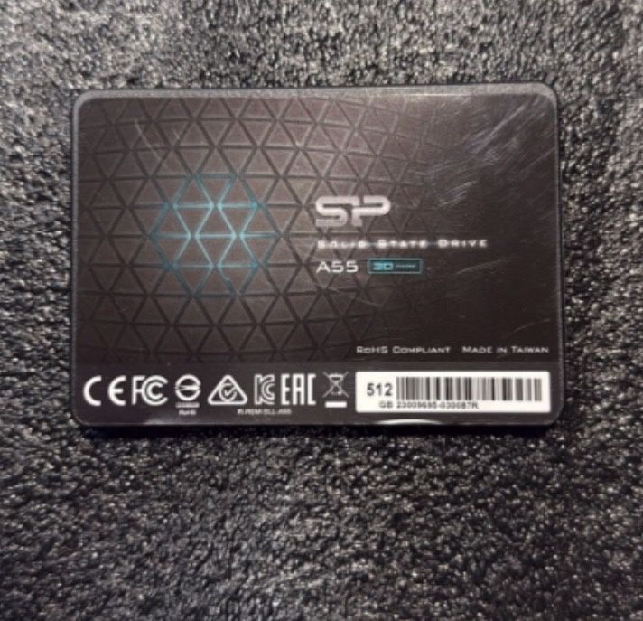 SSD 512GB  Silicon Power A55 (S-ATAIII,560/530Mbps,7mm,2.5")