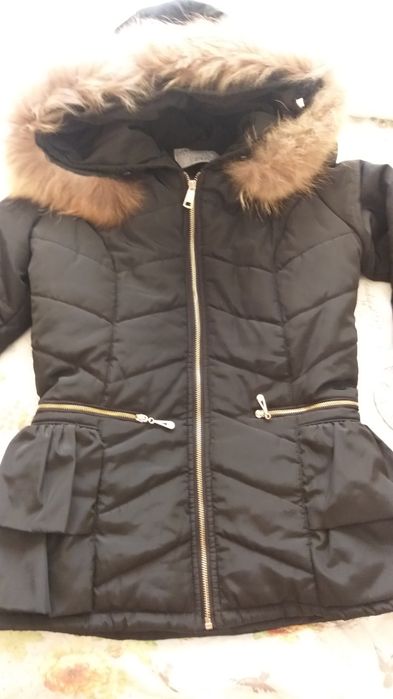 Кокетно яке със естествен косъм С размер