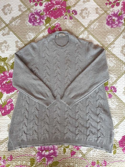 Pulover lana oversize gri Maerz