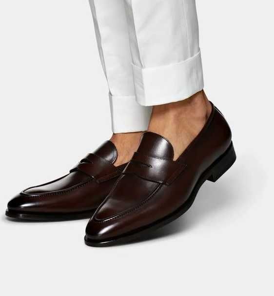 Pantofi loafer penny 44 premium GEOX piele naturala moale negru