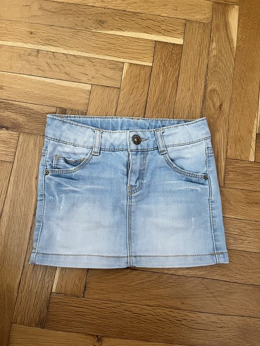 ZARA детско дънково яке / дънкова пола размер 104см (3-4 год)