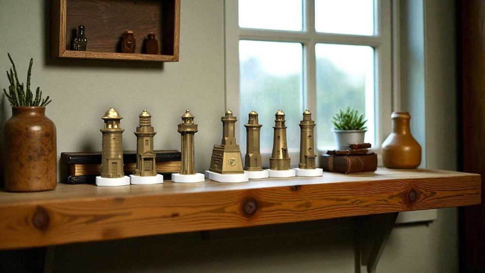 Set faruri dobrogene pe plachete din marmură