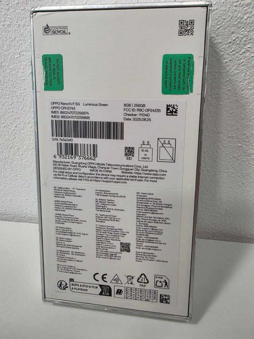 Telefon Oppo Reno 14F 5G 8/256 GB Green - Cod 130082