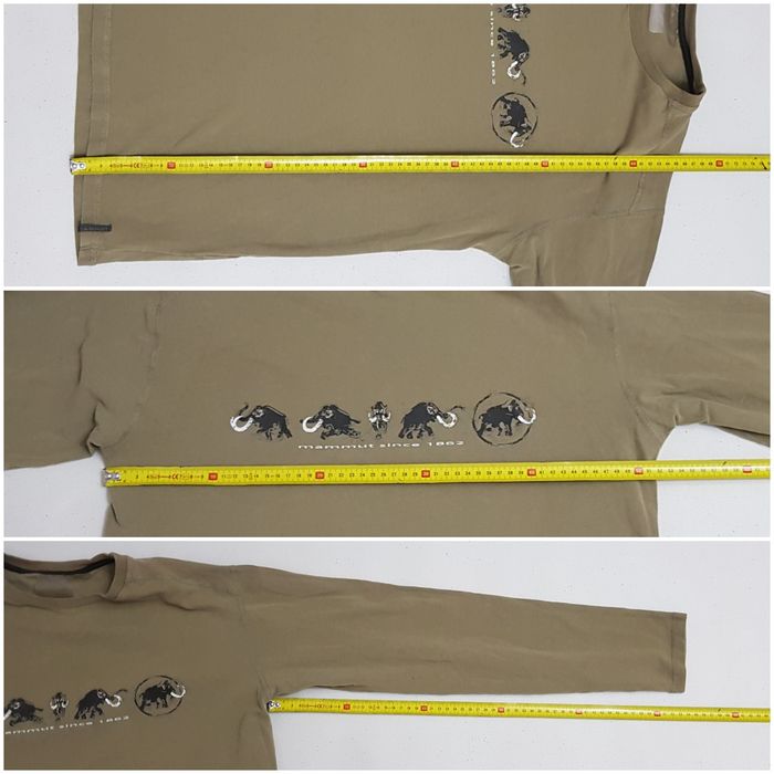 Bluza Mammut Tuff ptr bărbați, tricou cu mânecă lungă, mărimea M