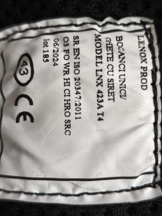 Bocanci pompieri unic noi IGSU