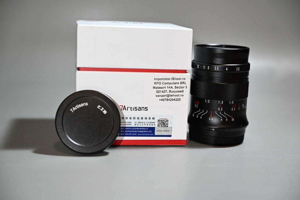 Obiectiv Manual 7Artisans 60mm F2.8 APS-C Macro Mark II - Fujifilm X