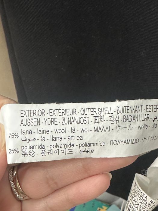 Пальто zara из шерсти