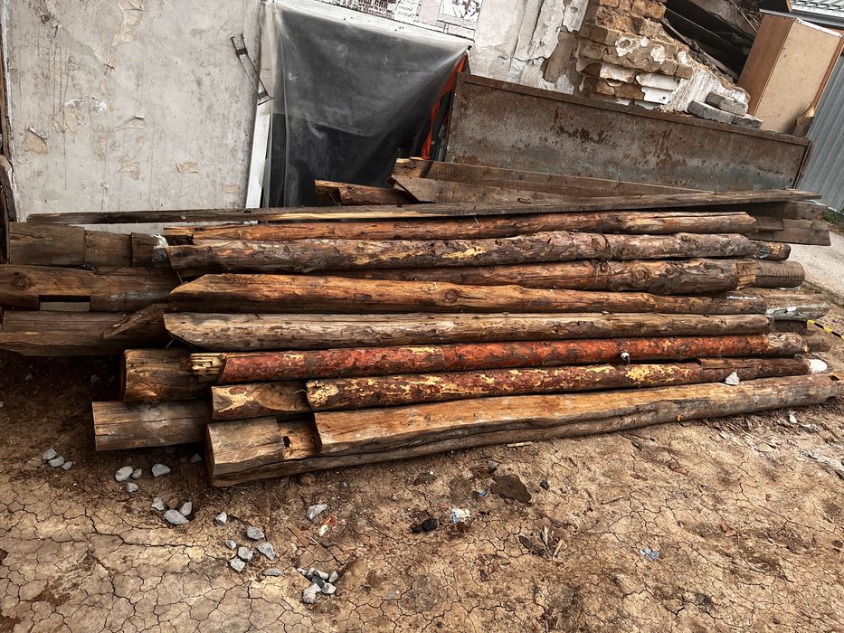 Продам бревна б/у стройматериал
