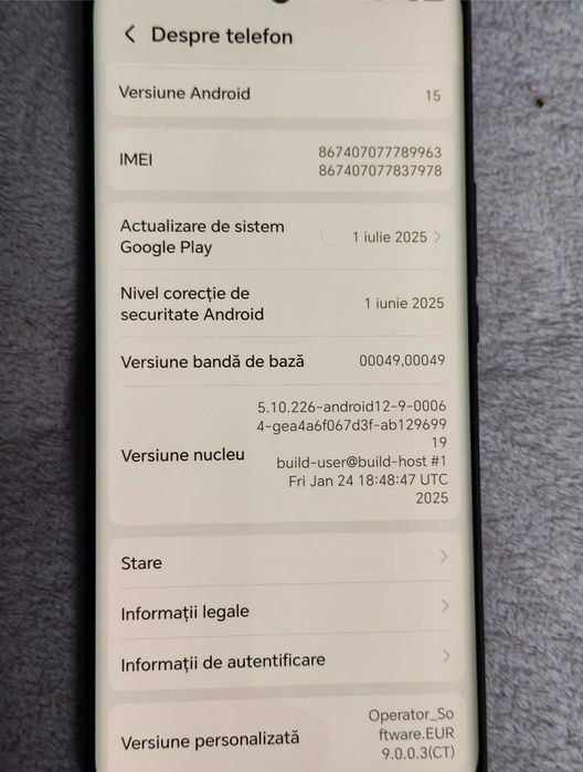 Vând telefon HONOR MAGIC6  LITLE5G, stare impecabila.