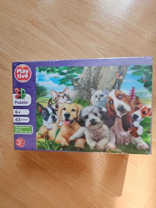 Puzzle 3d, 6ani plus