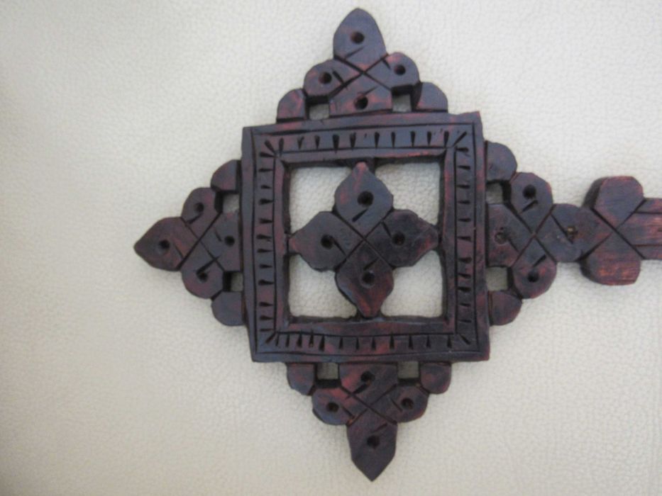 Дървен християнски кръст от Етиопия