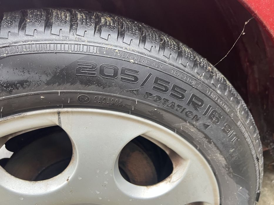 Set Jante Aliaj 16 Iarna 5x112 Audi VW Skoda Seat Anvelope 205.55.16