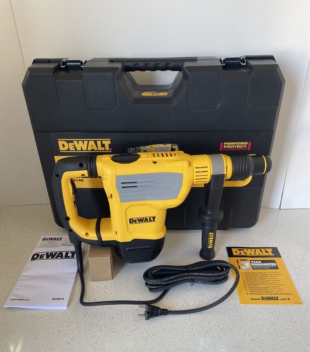 DeWALT D25614K-QS / Ciocan Rotopercutor (SDS-Max, 220V. / 1350 W. 10,5J.) + Valiza Transport, Original Nou !