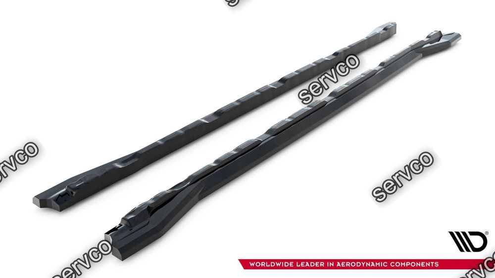 Pachet Set Splitter Exterior Lip Prelungiri Body kit tuning Volkswagen Atlas R-Line Mk1 Facelift 2 2023- v2 - Maxton Design