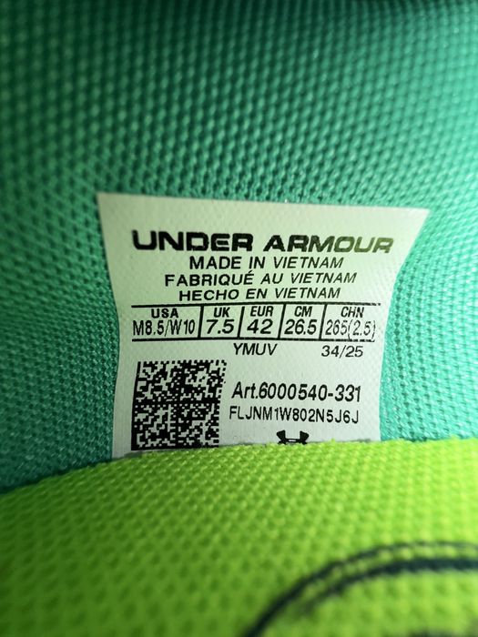 Ghete fotbal Under Armour Magnetico Select 5, mărimea 42, verde-turcoaz