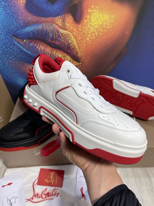 Adidasi Christian Louboutin piele naturala 100% Full Box colectie noua