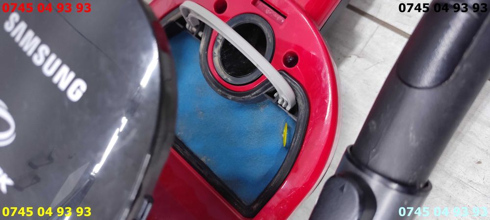 aspirator samsung rosu SC45T0 2 filtre HEPA COMPLET si functional