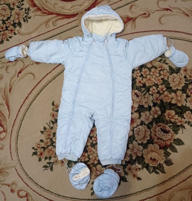 Зимний комбинезон на мальчика, Турция, на годовалого ребёнка