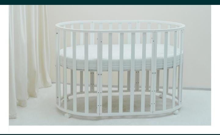 Манеж с бортиком и матрас