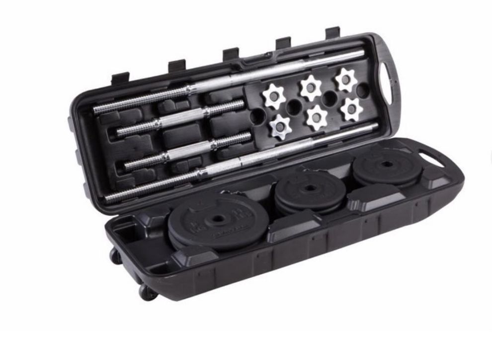 Набор штанги гантели в кейсе. Набор штанга 50 кг разборная. Набор "штанга и гантели". Набор гантелей и штанга. Штанга и гантели в кейсе набор 90кг.