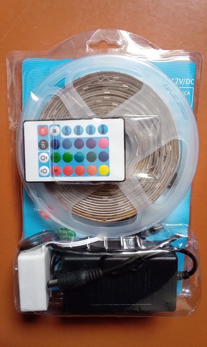 5 метров светодиодная разноцветная лента ночник светильник