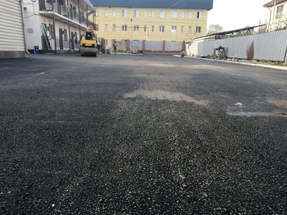 Асфальтирование. Укладка Асфальта.