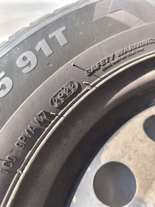 Set 4 jante vu cauciucuri de iarna Kia Ceed uzate
