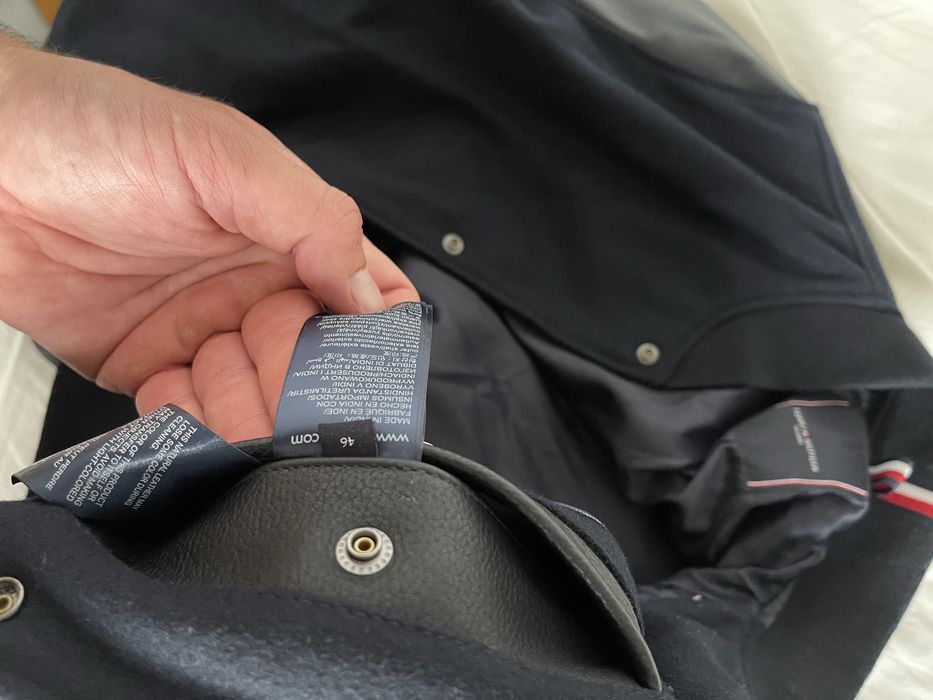 Кожено-вълнено яке Tommy Hilfiger - размер 46/S