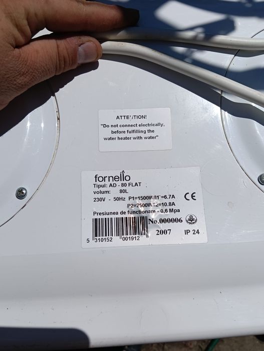 Boiler electric de 80 L