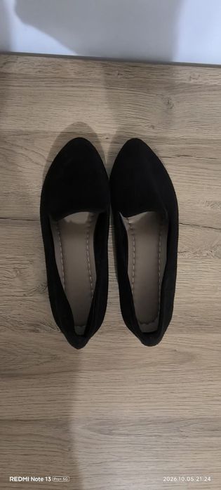Balerini din piele intoarsa