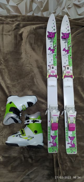 Намалени!!!Ски обувки Salomon, ,Ноrdica,Детски ски  със ски обувки