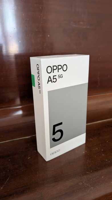 Чисто нов запечатан OPPO A5 5G (4GB/128GB) Black Green - 6000mAh