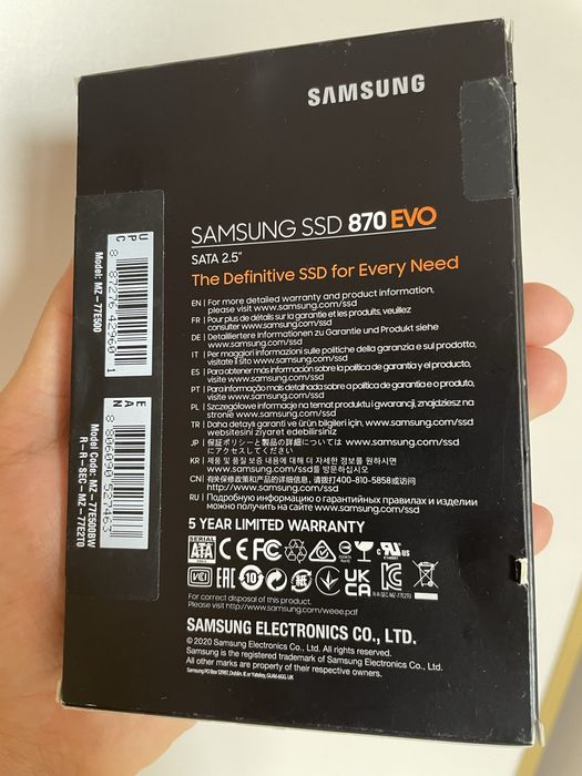 Samsung 870 EVO SSD 500GB