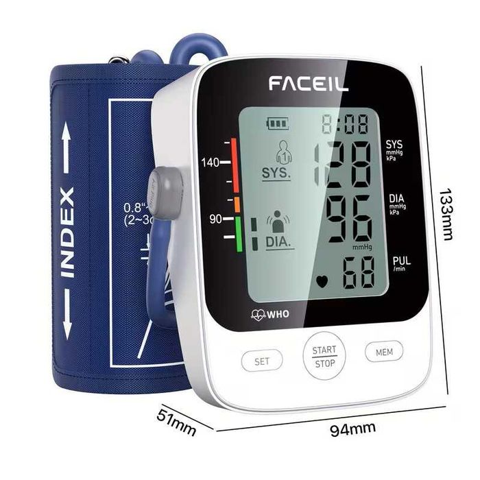 Автоматичен апарат за измерване на кръвно налягане – голям дисплей