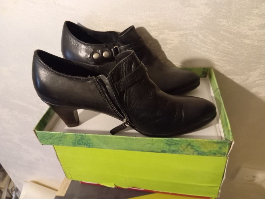 Ботильоны черные, р.40