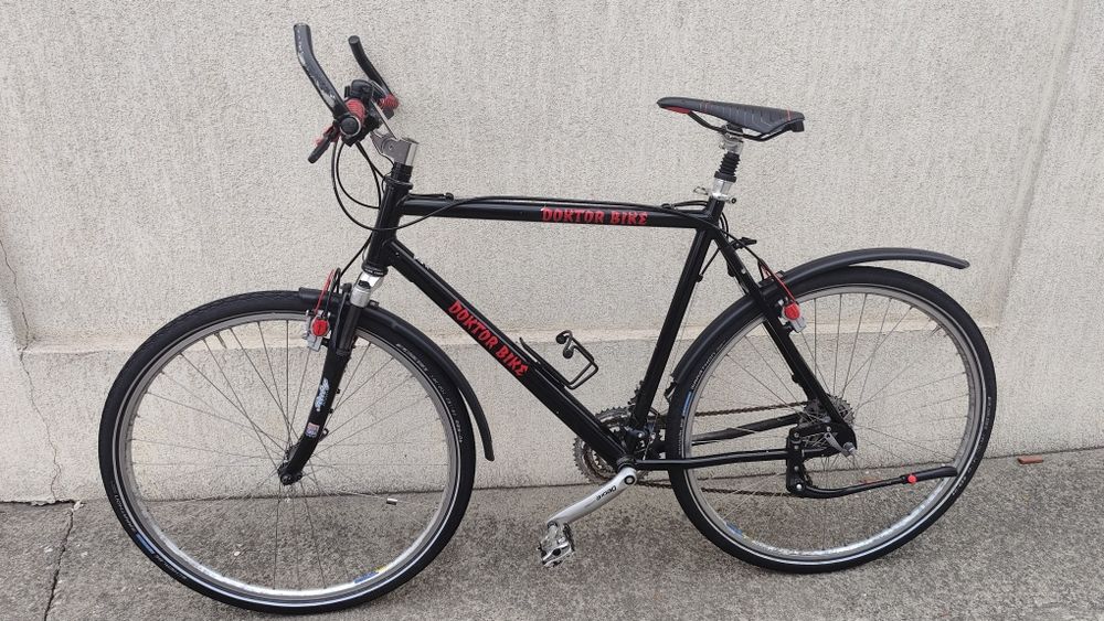 Bicicleta aluminiu, 28 inch, frane hidraulice, suspensie RockShox