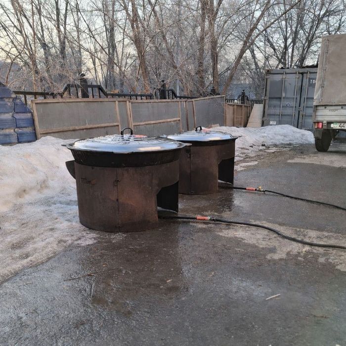 Казан Ошак Газ-Горелка