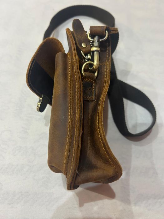 естествена кожа мъжка чанта