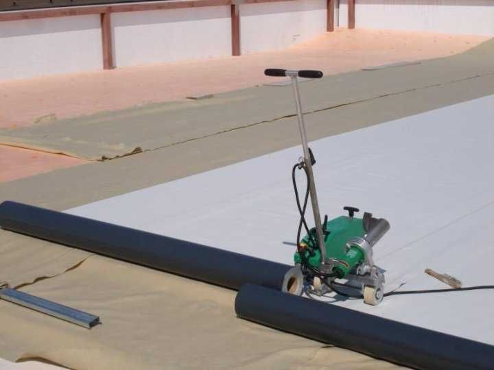 Гидроизоляция плоские кровли монтаж