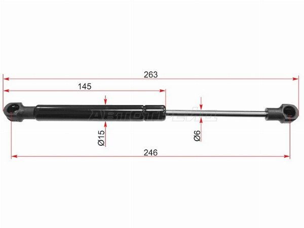 Амортизатор капота Volvo S60