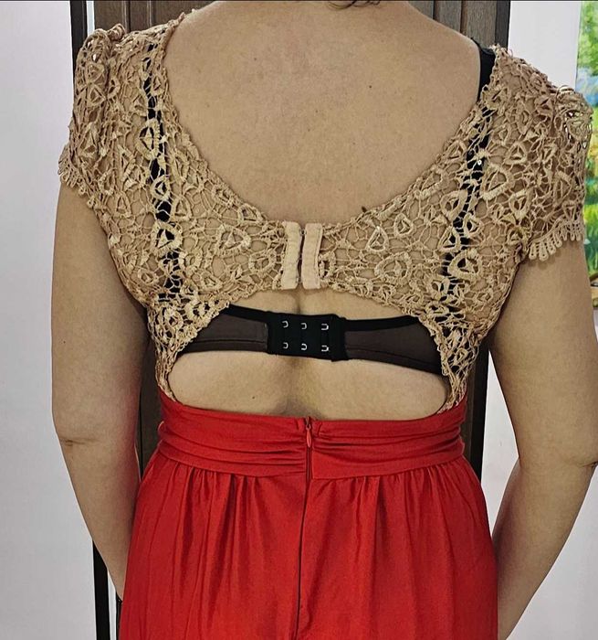 Rochie de seara rosie marimea L