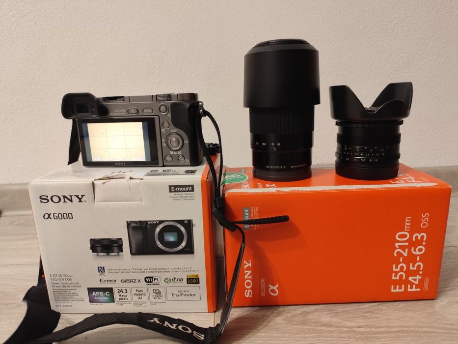 Camera Sony A6000 + obiective