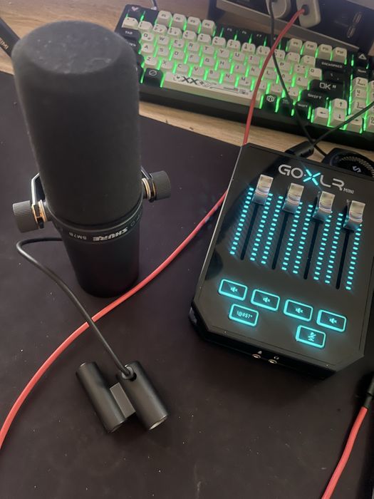 Shure sm7b si GOXLR mini