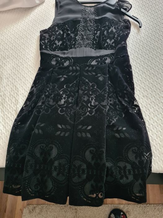 Rochie dantela catifelata Next