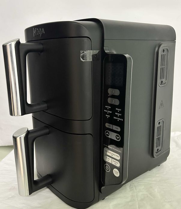 НОВ Ninja Double Stack SL300EU – Вертикален Air Fryer (7.6L) + 6 м. Гаранция